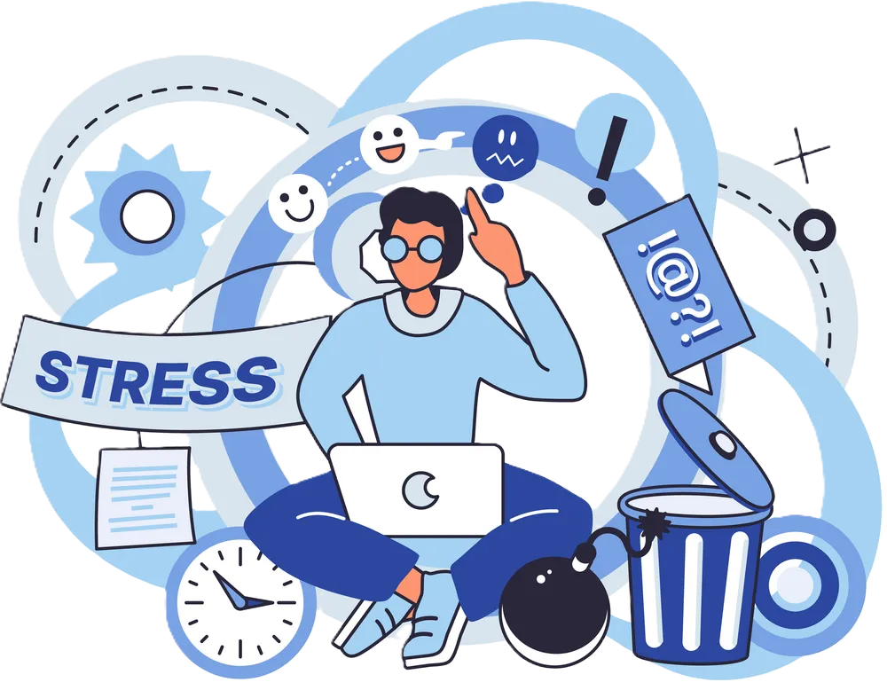 7 stressfælder for vidensarbejdere på kontoret